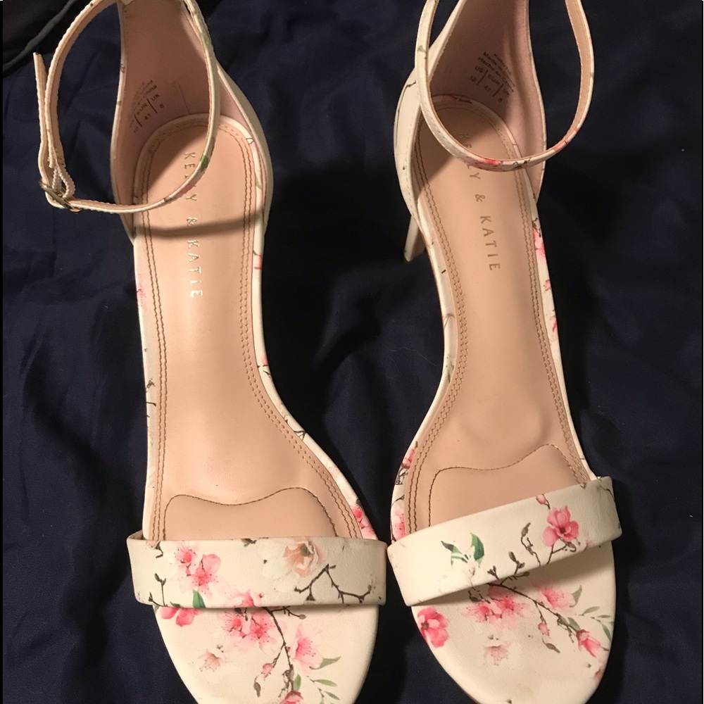 floral heels